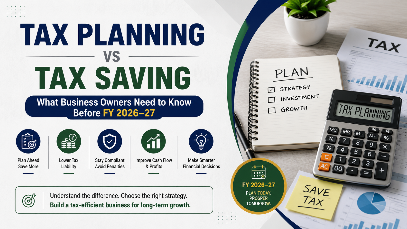 Tax Planning vs Tax Saving
